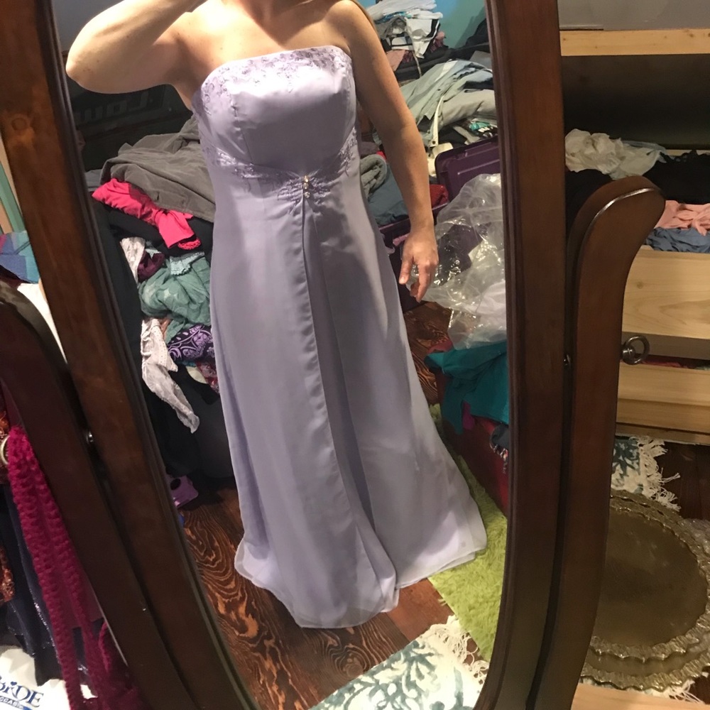 Lavender formal gown